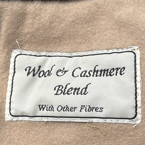 Wool & Cashmere blend cape OS - Picture 6 of 8